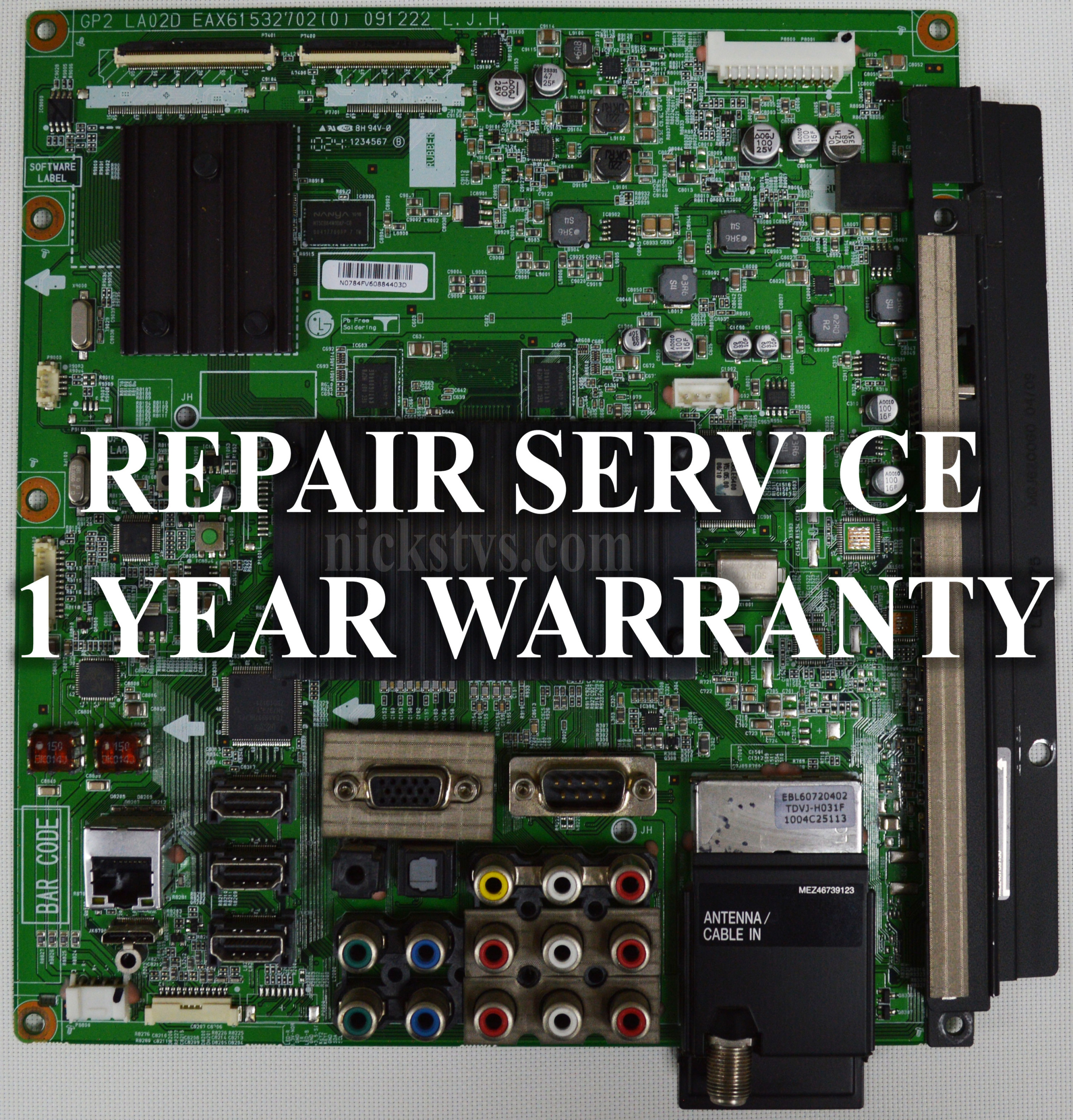 Mail-in Repair Service LG 42LE5400 MAINBOARD 