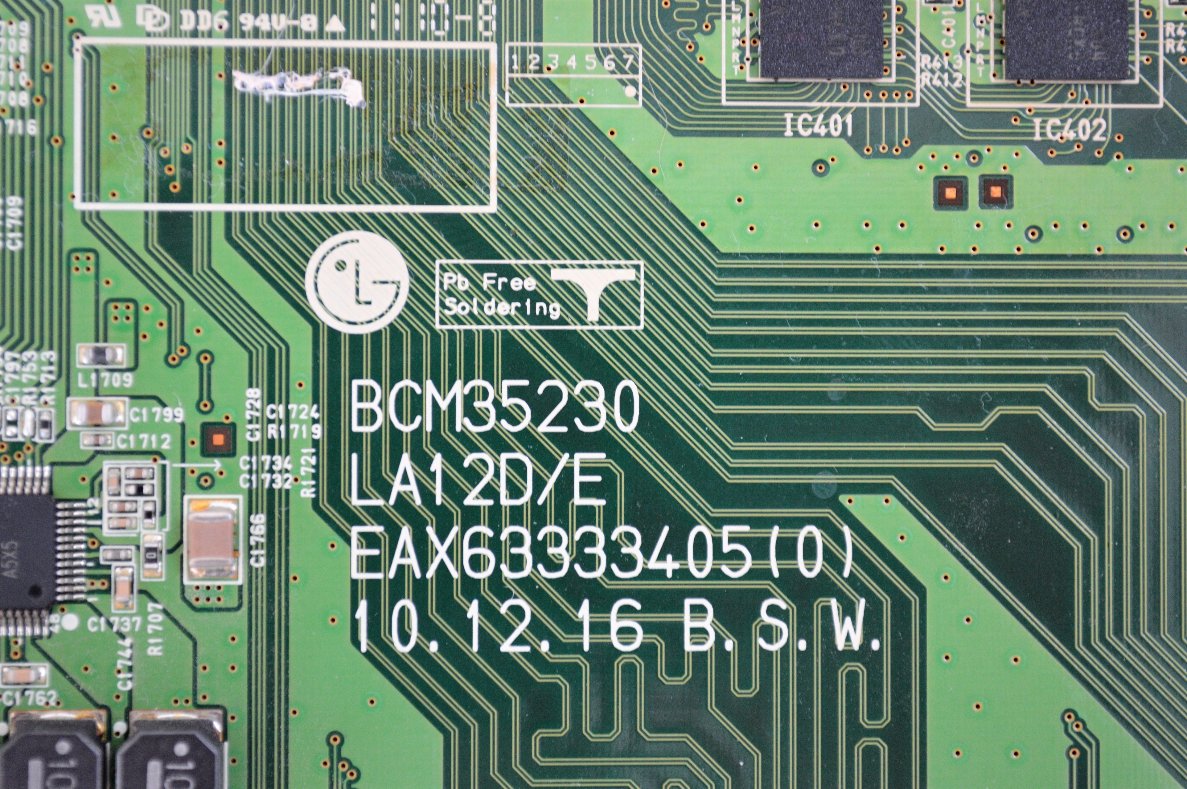 Mail-in Repair Service LG 55LV5500 MAINBOARD 